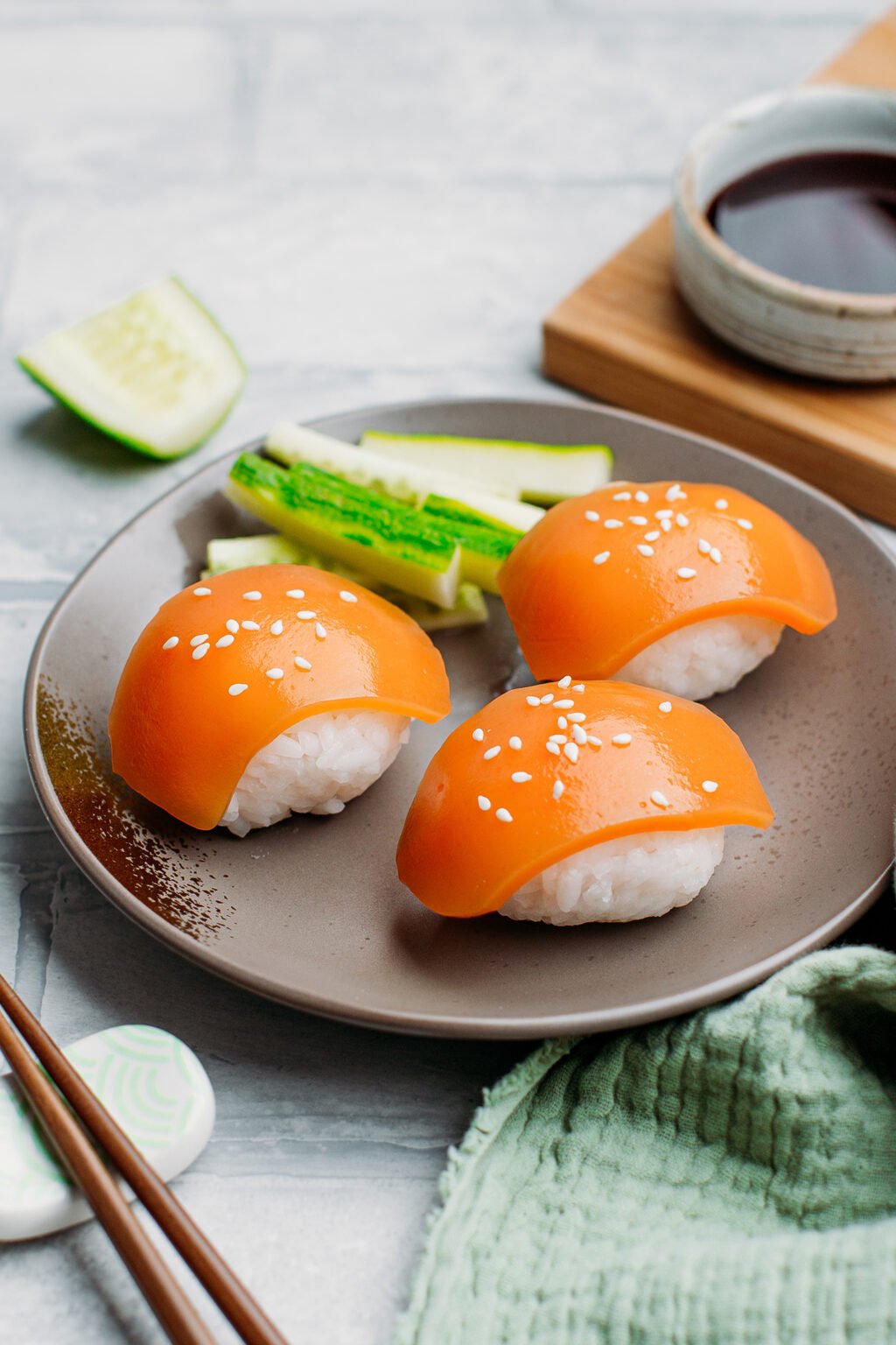 Vegan Salmon Sashimi - Full of Plants