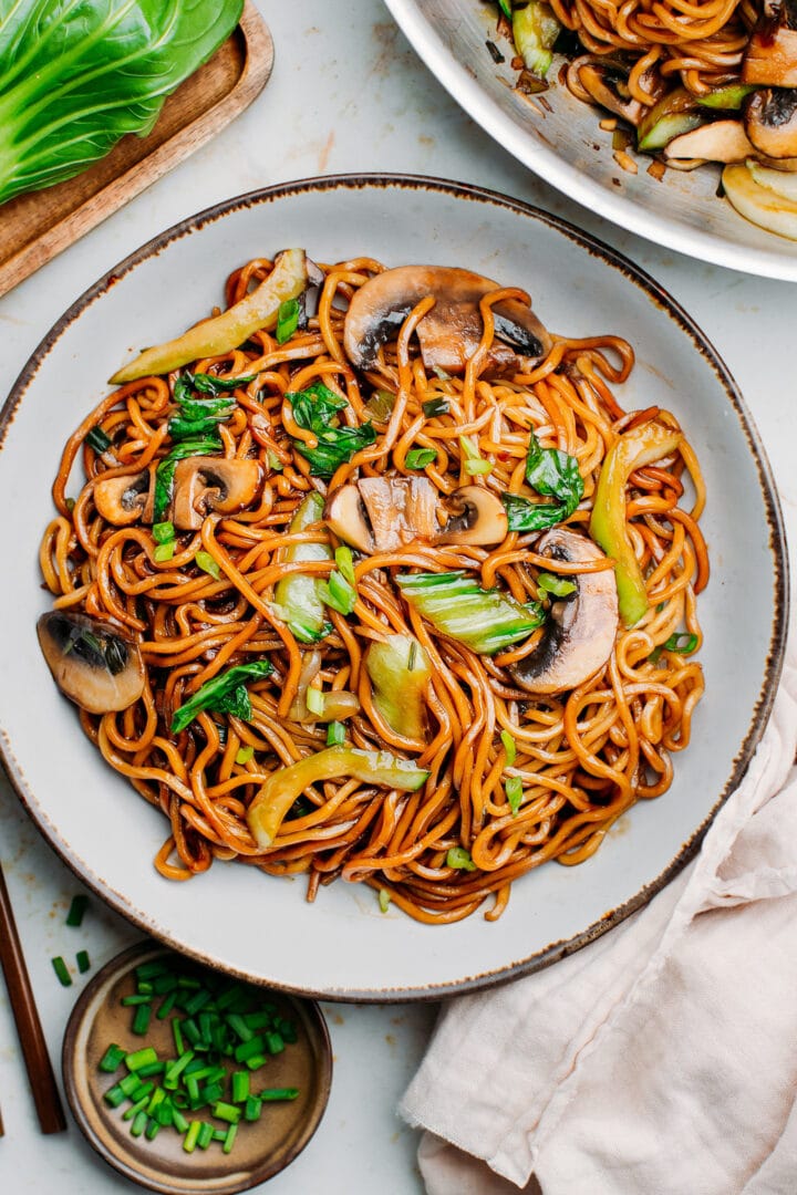 Vegetable Lo Mein - Full of Plants