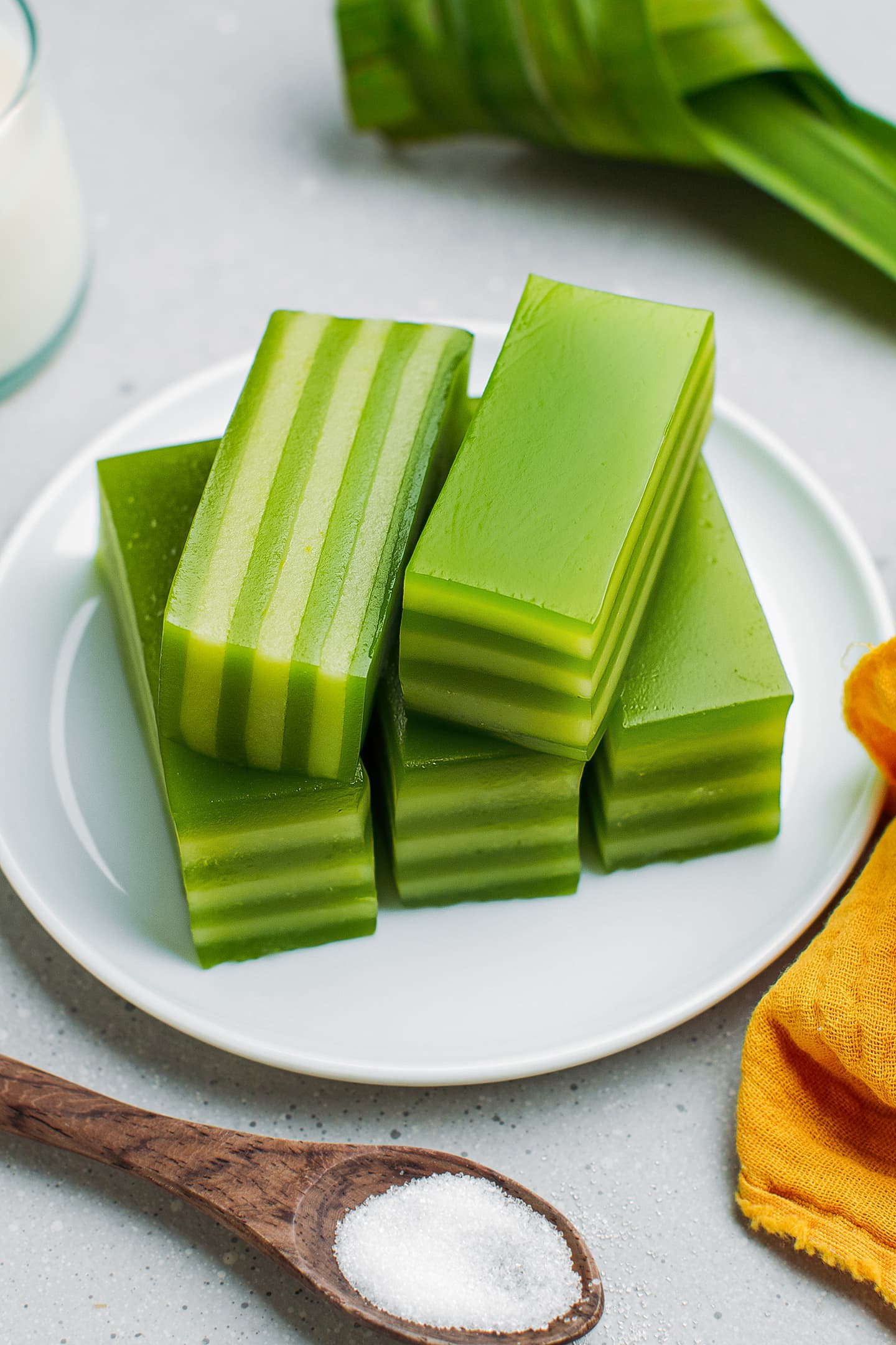 Pandan steamed rice recipe