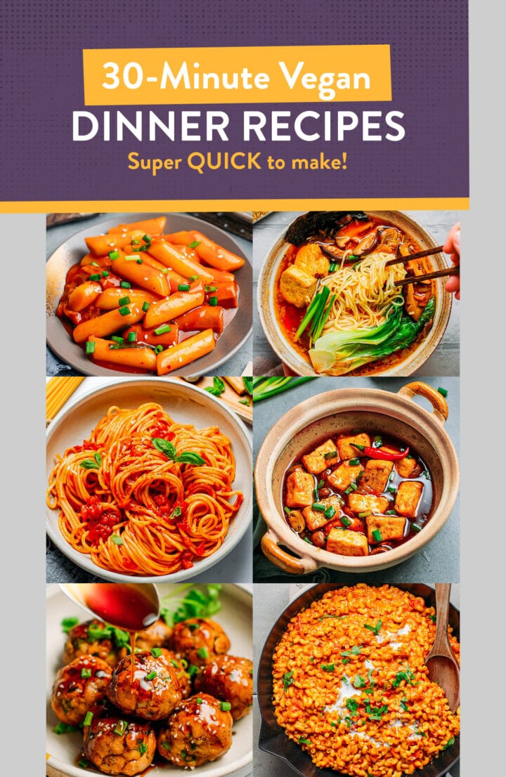 30-Minute Vegan Dinner Recipes - Full of Plants