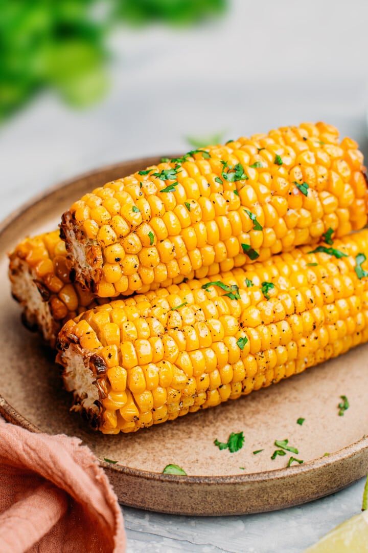 Perfect Air Fryer Corn on the Cob - Full of Plants