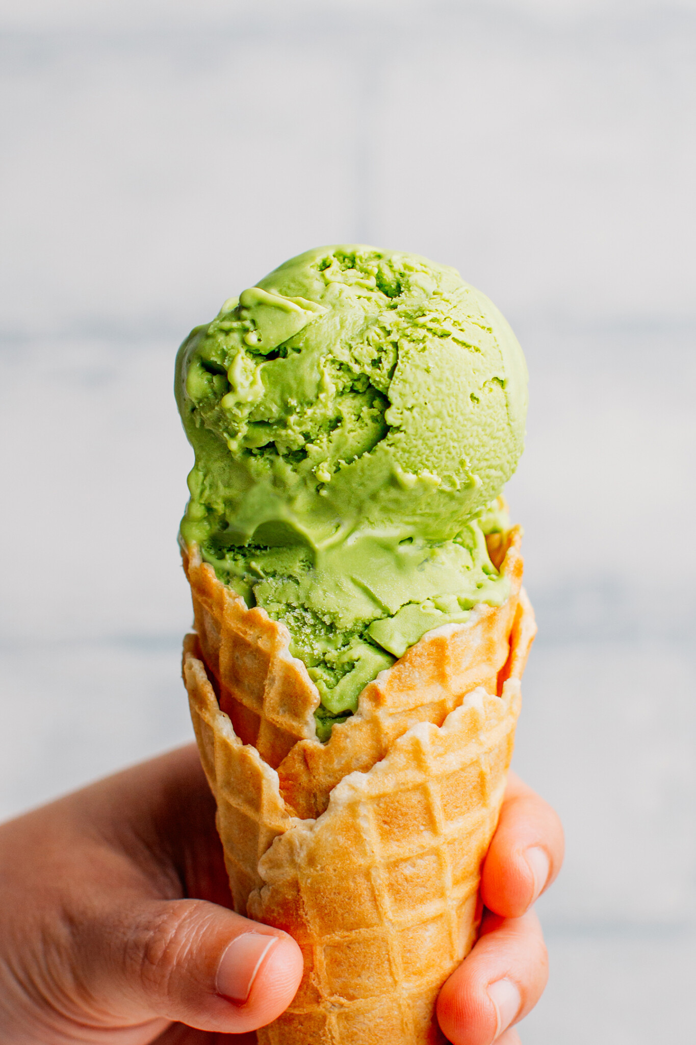 Vegan Matcha Ice Cream Full of Plants