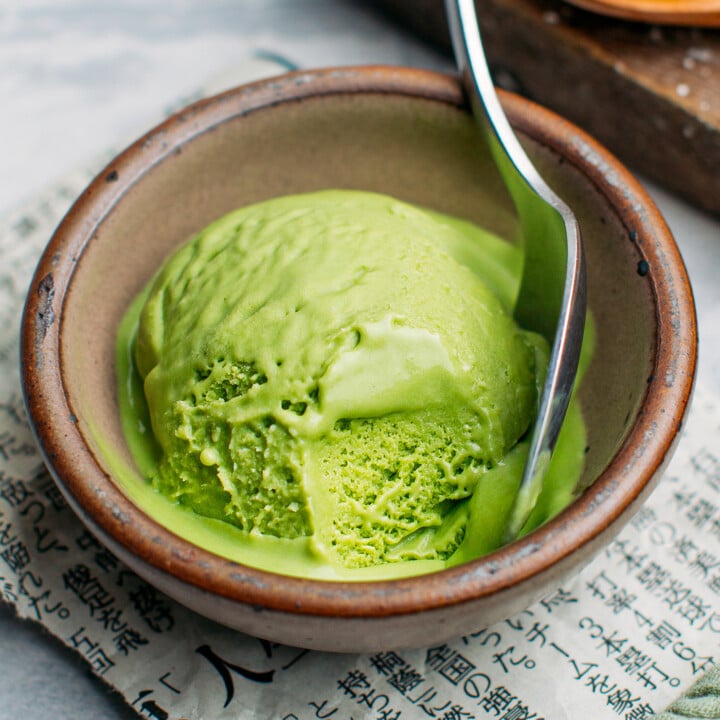 Vegan Matcha Ice Cream Full of Plants