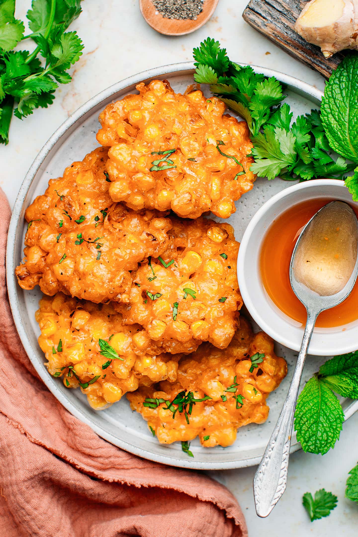 Thai Corn Fritters (Vegan) Full of Plants