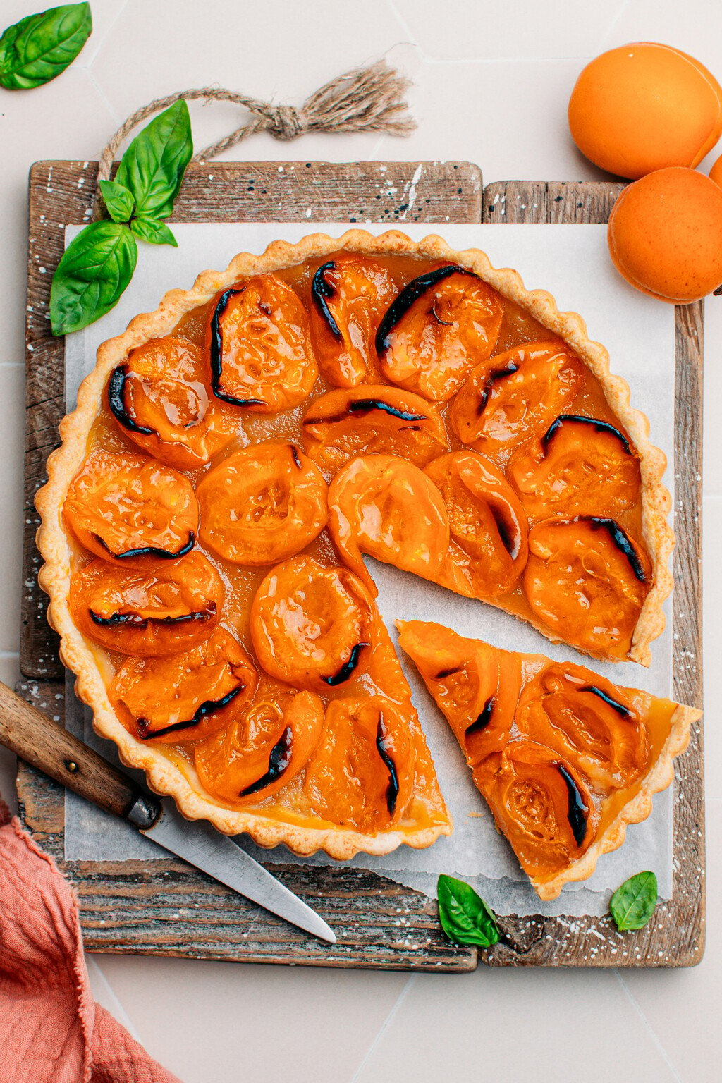 Apricot Tart - Full of Plants