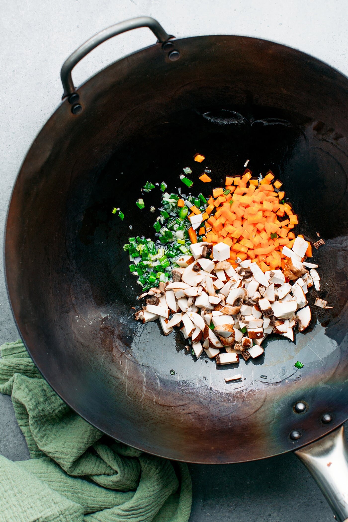 Kimchi Fried Rice - Full of Plants