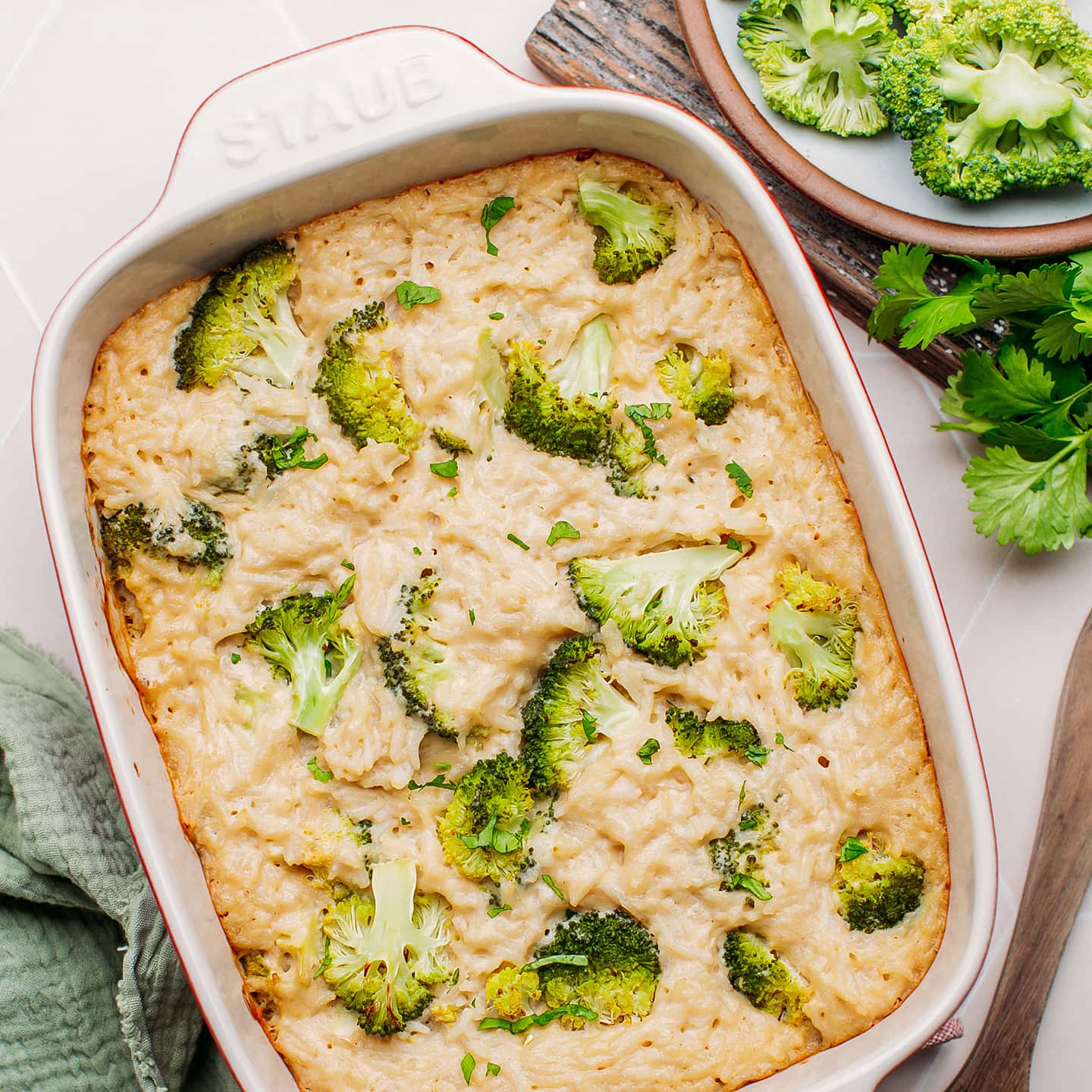 Vegan Broccoli Rice Casserole-image
