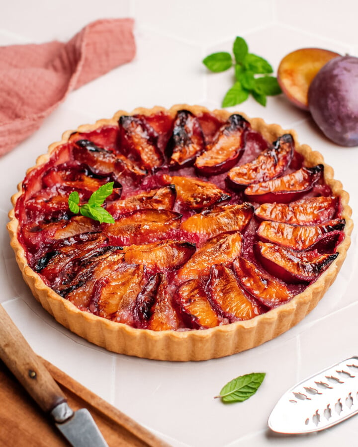 Easy Plum Tart