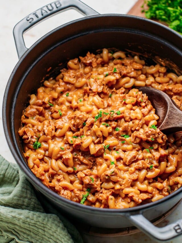 Vegan Hamburger Helper