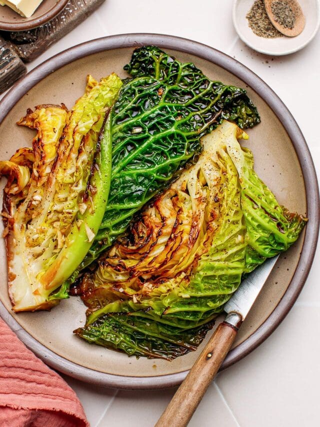 Braised Savoy Cabbage