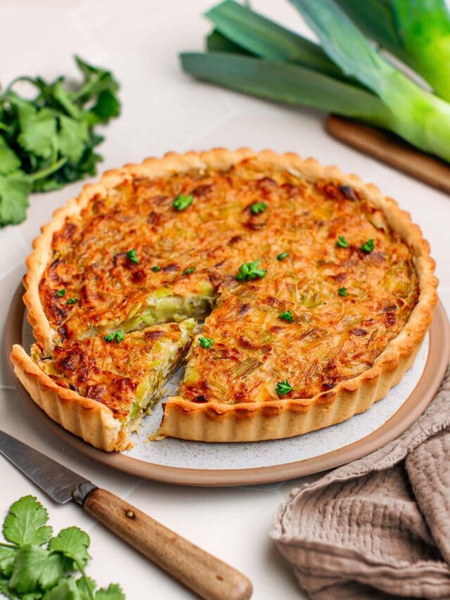 Vegan Leek Tart