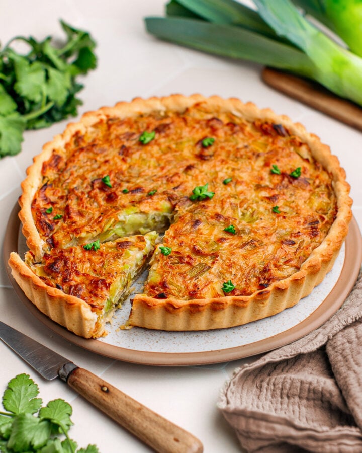 Vegan Leek Tart