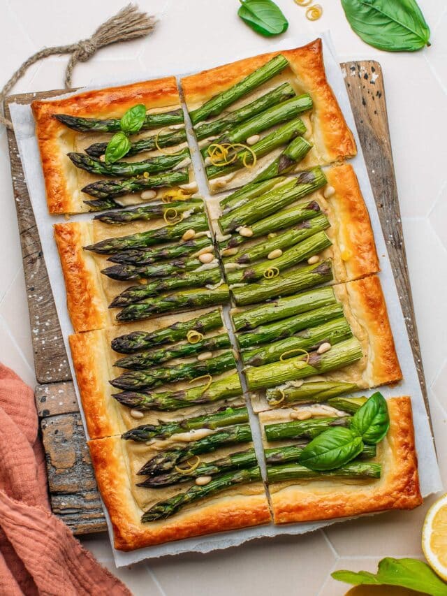 Vegan Asparagus Tart