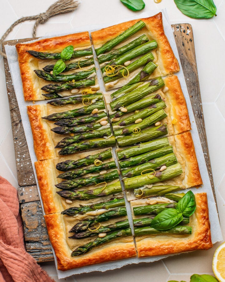 Vegan Asparagus Tart