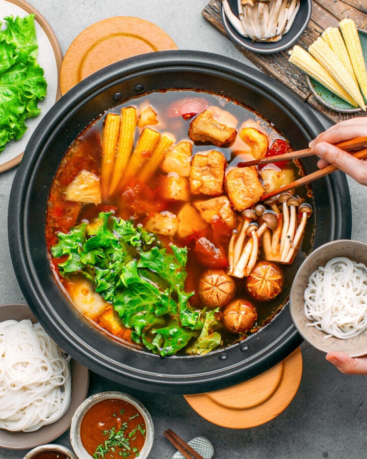 Spicy Vegan Hot Pot