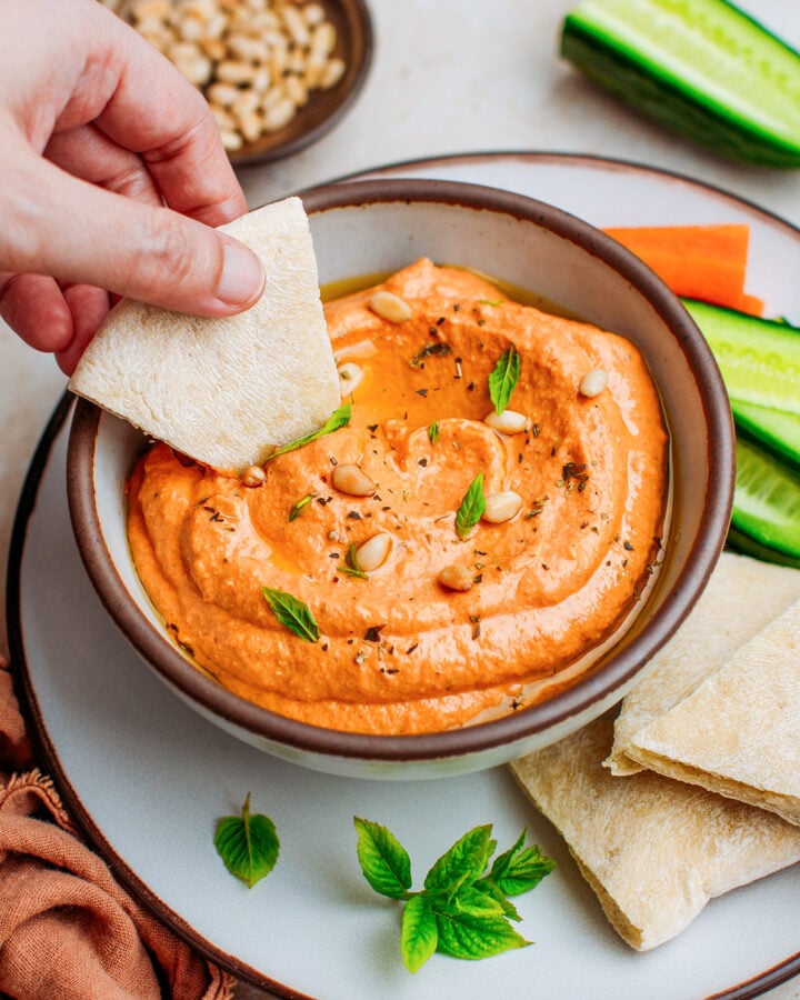 Vegan Ktipiti (Red Pepper Dip)