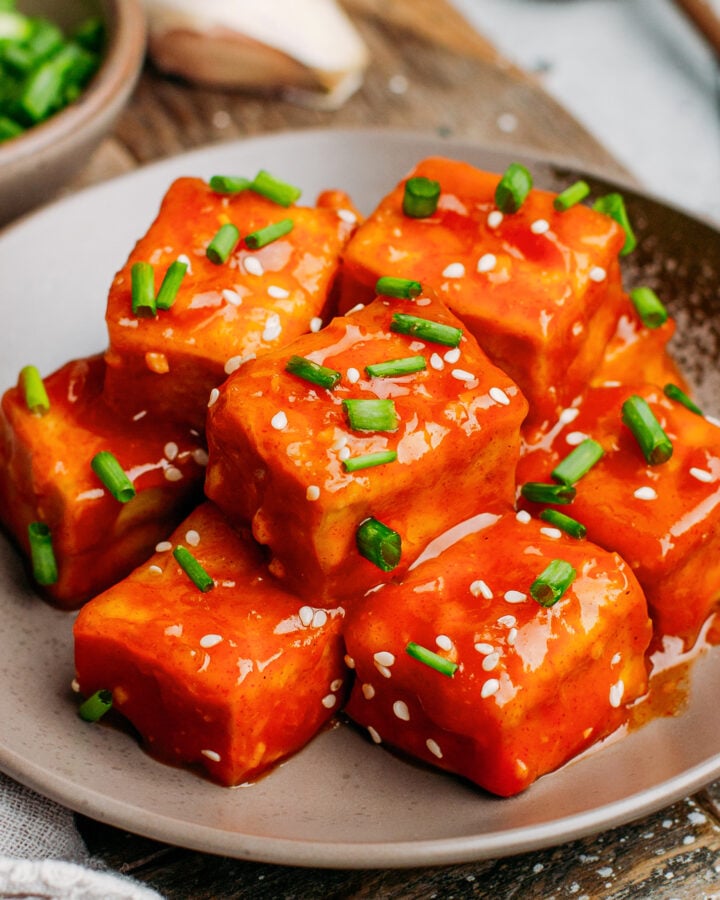 Sweet & Spicy Gochujang Tofu