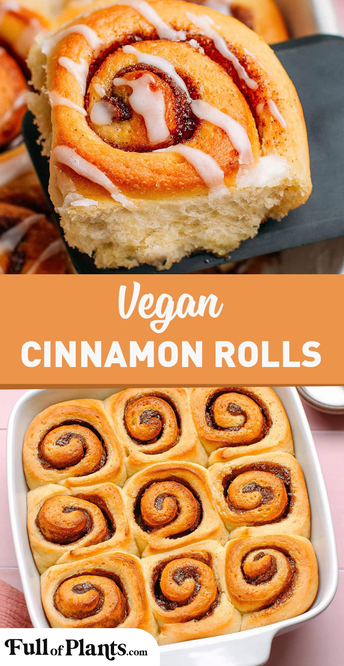 They are the most pillowy vegan cinnamon rolls you will ever try. Made with brioche dough and filled with a sweet and butter cinnamon filling, they are incredibly light and fluffy with a cotton-candy texture! Enjoy them for breakfast during the Christmas holidays or for a special brunch! #cinnamonrolls #vegan