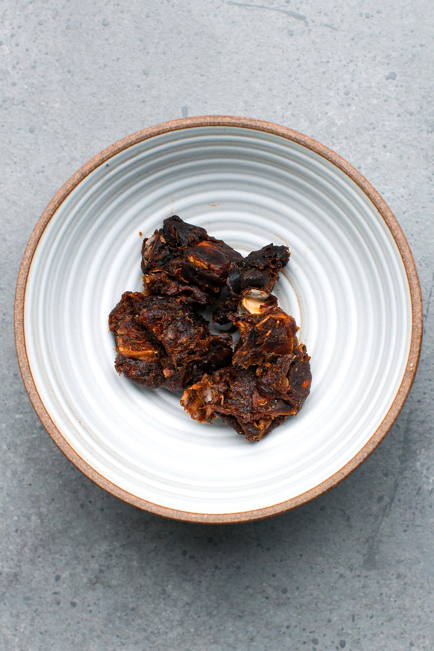 Tamarind paste in a bowl.