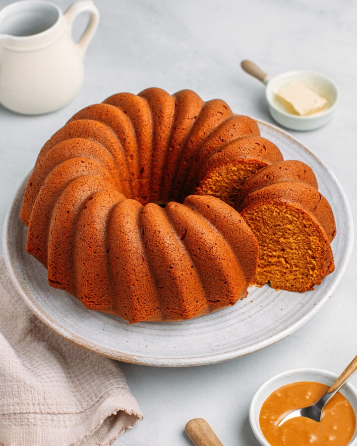 Vegan Caramel Pound Cake