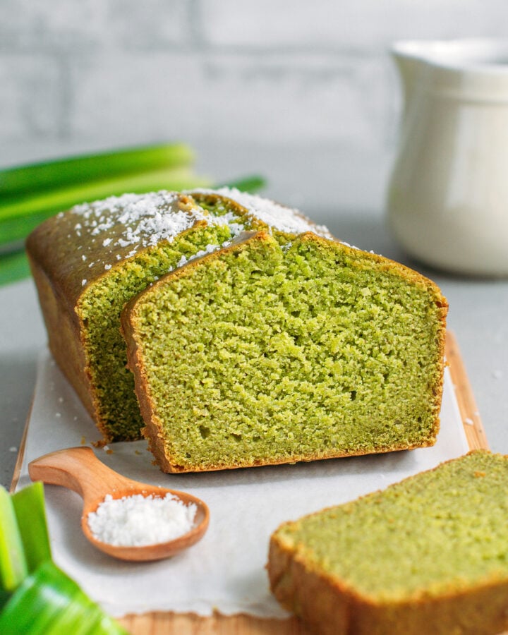 Pandan Coconut Bread (Vegan + GF)