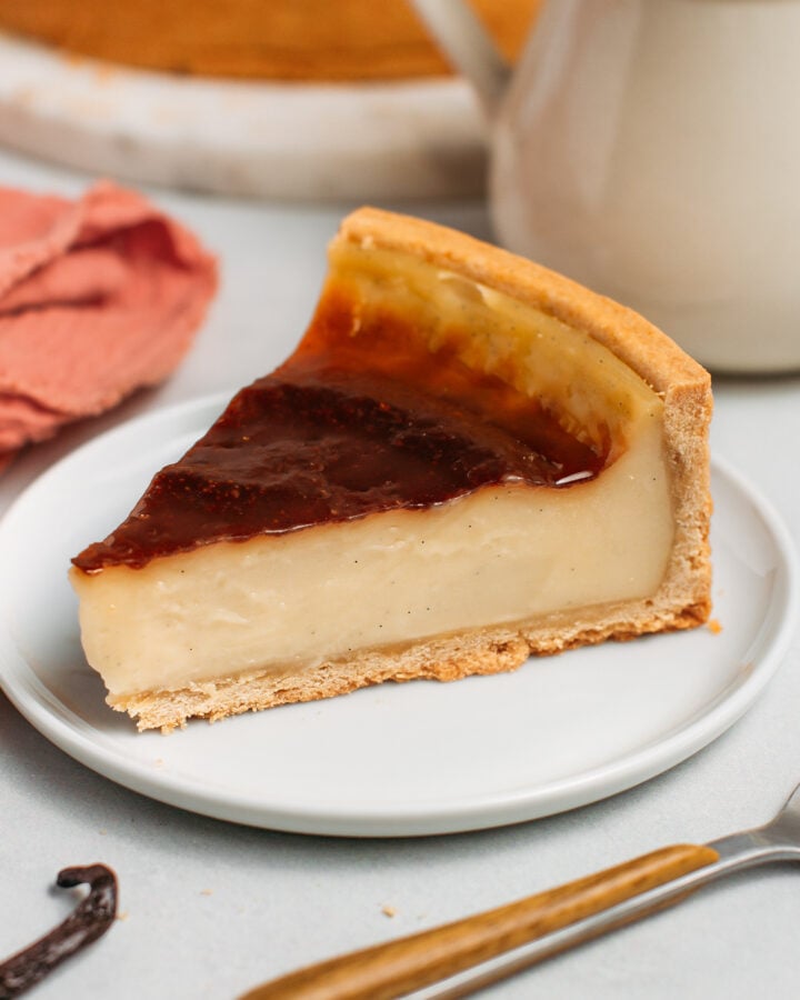 Vegan Parisian Flan (French Custard Tart)