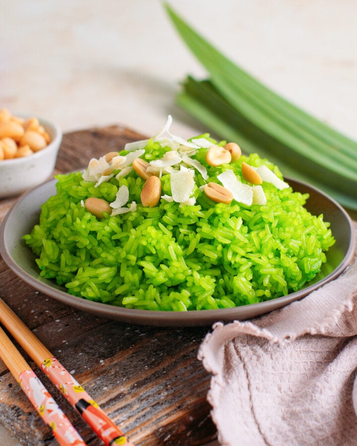 Pandan Sticky Rice (Xôi Lá Dứa)