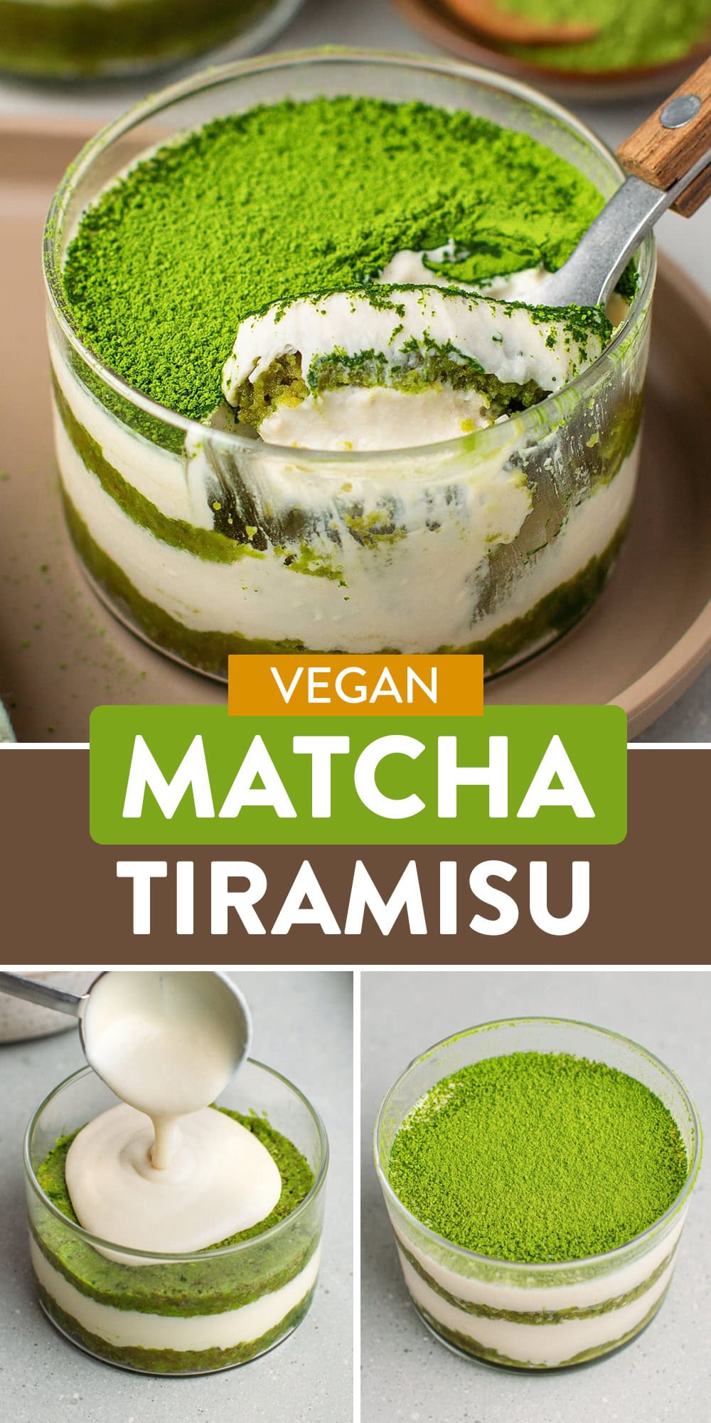 This vegan matcha tiramisu is out of this world! It consists of a moist matcha sponge cake layered with a fresh and light vanilla cream! It's not overly sweet, easy to make, and entirely plant-based! Fans of matcha, you are going to love this one!