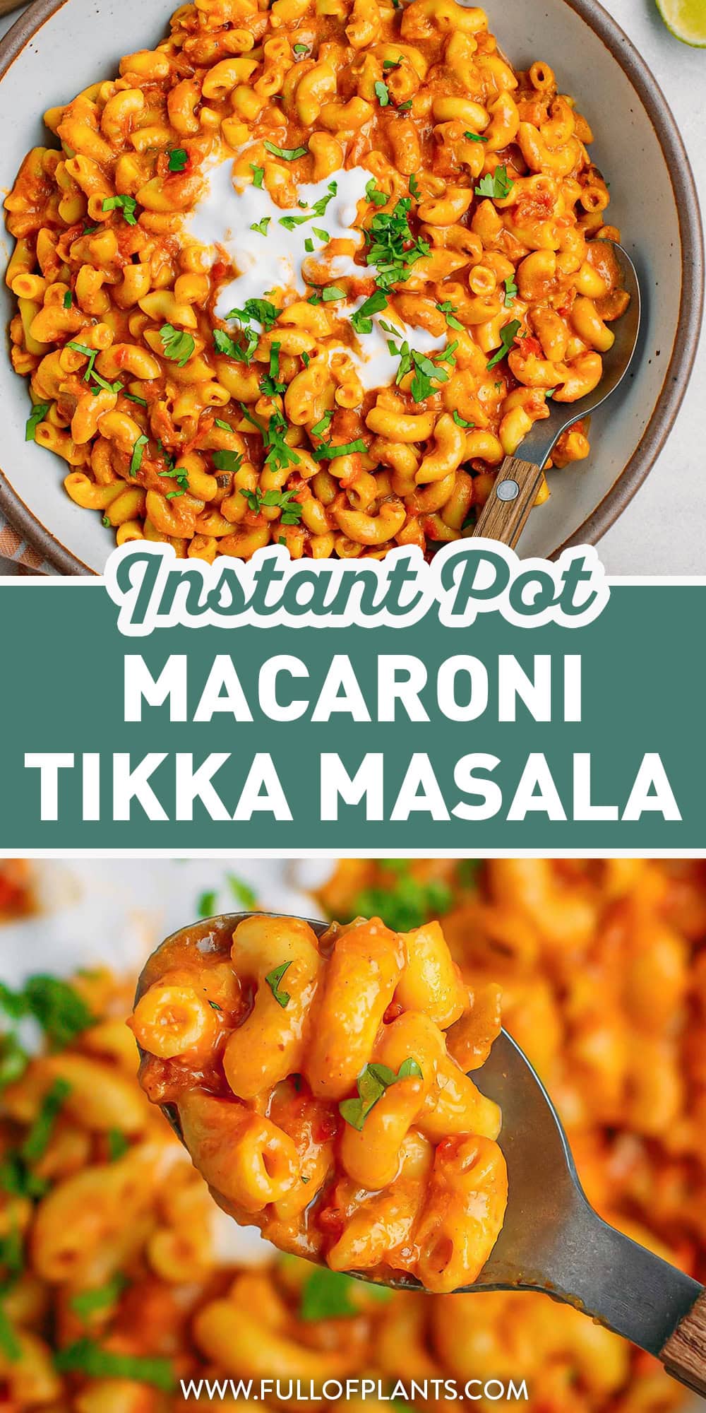 This Instant Pot macaroni tikka masala makes the perfect weeknight dinner for the whole family! It features macaroni simmered in a creamy masala sauce infused with garam masala, ginger, garlic, and coconut milk for plenty of creaminess. Ready in just 30 minutes!