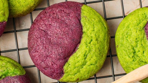 Ube Pandan Cookies (Soft & Chewy)